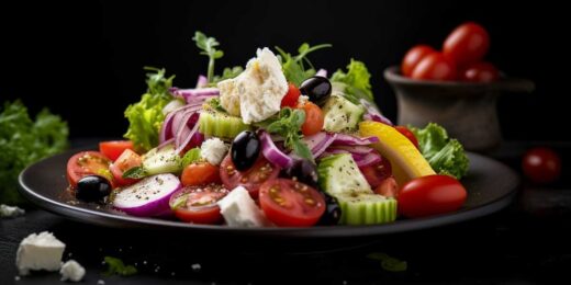 A Greek Salad generated using an AI. The end of UGC?