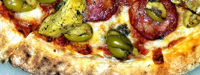 Bachelor Dinners #2 – Anchovy Stuffed Olive Pizza